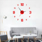 3D DIY Lichtgevende Acryl Wandklok Set