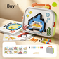Creatieve 3D paddenstoelpuzzel met pinnetjes