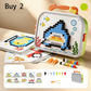 Creatieve 3D paddenstoelpuzzel met pinnetjes