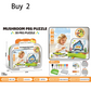 Creatieve 3D paddenstoelpuzzel met pinnetjes