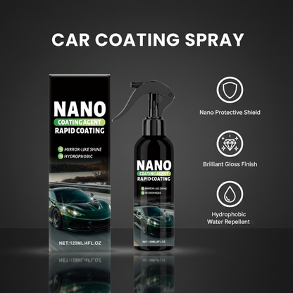 Snelwerkende nano-keramische autocoating spray