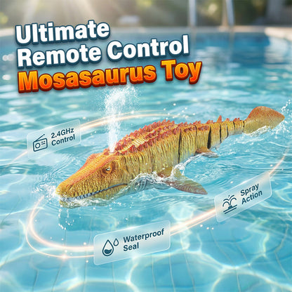 2.4G RC Mosasaurus zwemmend speelgoed met spray