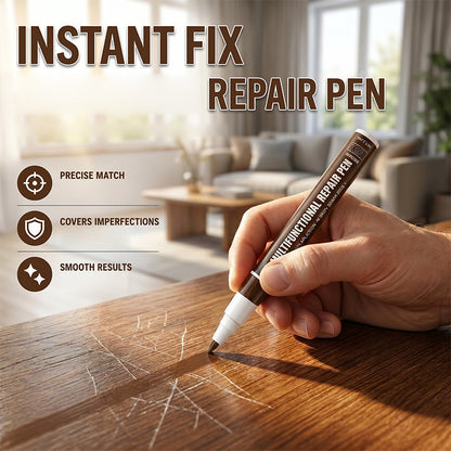 🥳HETE UITVERKOOP 2026🥳💞Meer dan 50.000 verkocht!🪑🎨 50% korting! Bruine houten meubelreparatiepen voor krassen – Verbergt krassen en schaafplekken direct. Nauwkeurige punt van 2 mm, geen geklieder. Meubels zien er weer als nieuw uit! ✨🖌️
