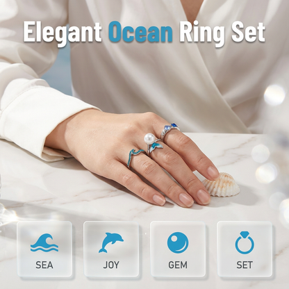 Verstelbare staartring voor maritieme sieraden