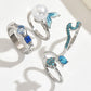 Verstelbare staartring voor maritieme sieraden