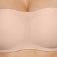 Naadloze strapless draadloze bandeau-bh