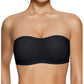 Naadloze strapless draadloze bandeau-bh