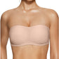 Naadloze strapless draadloze bandeau-bh