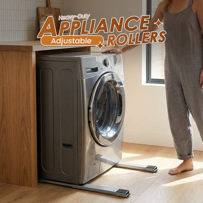 ⏳ FLASH SALE! ✨ Duwen & Rijden, Schoonmaken Zonder Hulp | 24 Wielen, Stabiel Als Een Tank | Rem Vergrendelt, Trillingvrij Tijdens Centrifugeren | HALF PRICE 🎉
