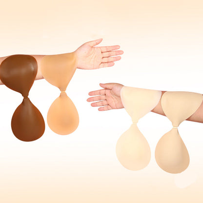 Naadloze, onzichtbare siliconen tepelcovers met push-up functie
