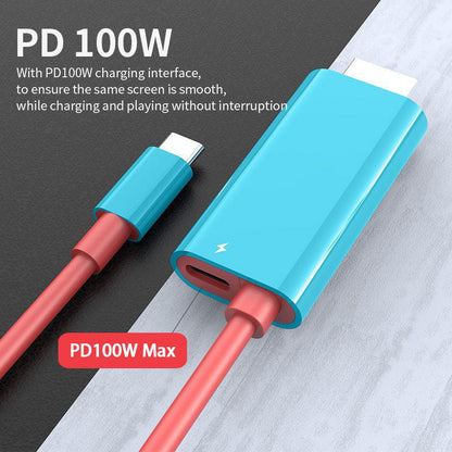 📱 Switch-scherm te klein? 🎮 Sluit hem aan op de TV met deze USB-C naar HDMI kabel – speel op GROOT scherm! 🖥️✨