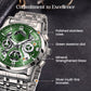⌚ -50%! ✨ Multifunctioneel Waterdicht Sporthorloge 3ATM – Roestvrij Staal & Kwartsmechanisme – Skeletwijzerplaat & Tachymeter voor Heren 🏁