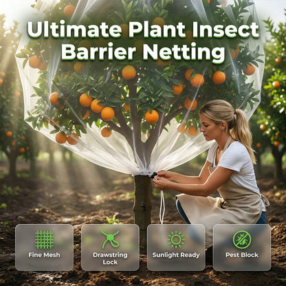Planten- en insectenwerend netafdekking