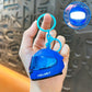 Originele mini-motorhelm sleutelhanger