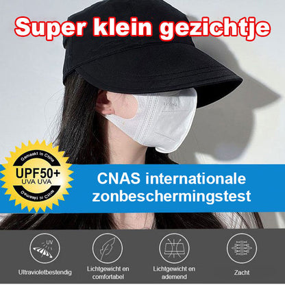 Blote Gezicht Ultraviolet Bestendige Zonnehoed