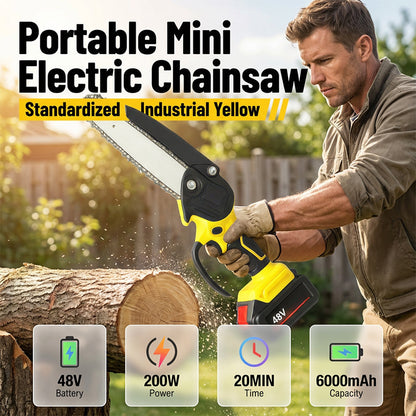 Ergonomische mini-elektrische zaag met veiligheidsslot