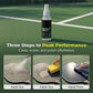Draagbare pickleball racketreinigingsset