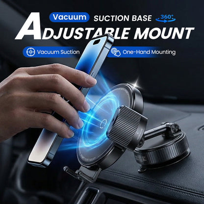 🎉 2026 Uitverkoop — Meer dan 61.000 verkocht! 🚗 Verstelbare Magnetische Autohouder met Vacuümzuigvoet – 1080° Rotatie 🧲