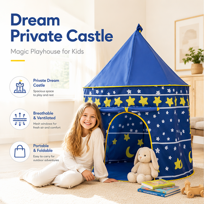 Kinderspeeltent met oprolbare deur