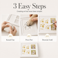 Doe-het-zelf baby hand- en voetafdrukset