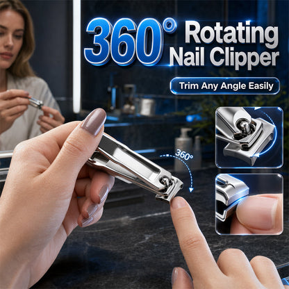 360 graden draaibare nagelknipper van roestvrij staal