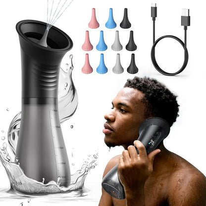 Wireless ear washer ✨ Adjustable pressure, with LED screen, one-button rinse, clean and comfortable 🌊