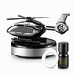 Solar Powered Rotating Helicopter Car Aroma Diffuser
