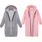 🔥✨ Fleece hoodies met rits voor dames