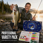Christmas Fishing Lure Advent Calendar Blind Box Set with Minnow Popper Spoons