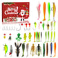 Christmas Fishing Lure Advent Calendar Blind Box Set with Minnow Popper Spoons