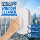 🧲 50% KORTING! Dubbelzijdige Magnetische Raamreiniger – Extra Sterke Magneten & 30% Groter Reinigingsoppervlak | 4-in-1 met Koord | Voor Dikker Glas 🪟✨