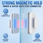 🧲 50% KORTING! Dubbelzijdige Magnetische Raamreiniger – Extra Sterke Magneten & 30% Groter Reinigingsoppervlak | 4-in-1 met Koord | Voor Dikker Glas 🪟✨