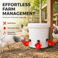 Gravity-Fed Automatic Chicken Waterer Cups