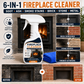 Fireplace Cleaner Spray with Towel