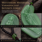 Ketting met kralen en hanger van religieuze figuur