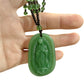 Ketting met kralen en hanger van religieuze figuur