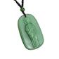 Ketting met kralen en hanger van religieuze figuur