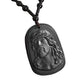 Ketting met kralen en hanger van religieuze figuur