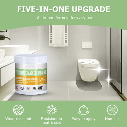 Water- en zonbestendige tegelrenovatieverf (1000 g)