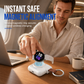 Draagbare magnetische draadloze powerbank van 1800 mAh voor smartwatches
