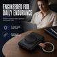 Draagbare magnetische draadloze powerbank van 1800 mAh voor smartwatches