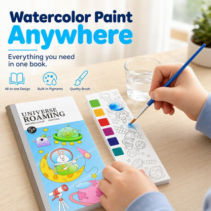 Zakformaat aquarelboekje voor kinderen