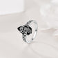 ✨Bohemien-achtige vintage ring met bloemenrankmotief
