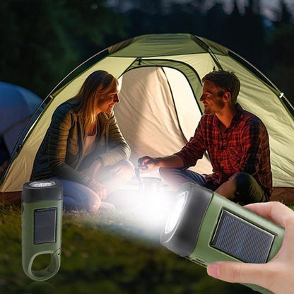 🔦 50% KORTING! 🌞 Outdoor-noodlamp – zwengel, zonne-energie & USB – Altijd klaar ✨
