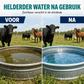 Sneloplossende reinigingstabletten voor veewaterreservoirs