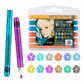 Metallic acrylverfmarkers met zachte penseelpunt