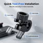 Anti-Shake Bike & motorfiets Phone Mount