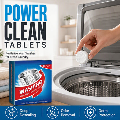 Dieptereinigende tabletten voor de wasmachine