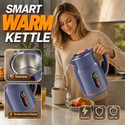 ⚡ 50% korting♨️Elektrische waterkoker met temperatuurdisplay – 3 liter, 1500W, warmhoudfunctie & dubbelwandig. RVS binnenkant – ideaal voor thee & koffie! ✨🫖