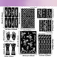 Complete 3-kleuren henna tattoo set